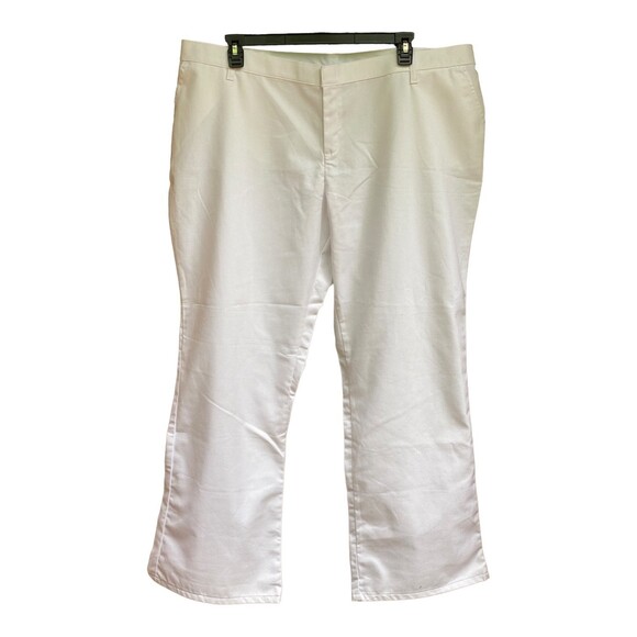 Dikies White Straight Leg Pants Painters Plus Size 24 Regular/Inseam 33 - Picture 1 of 7